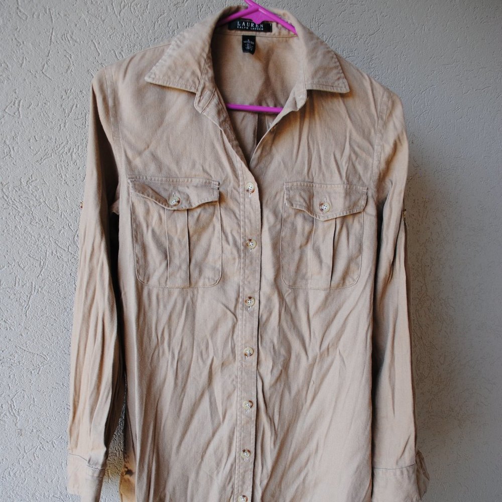 Lauren Ralph Lauren Mini Linen Dress